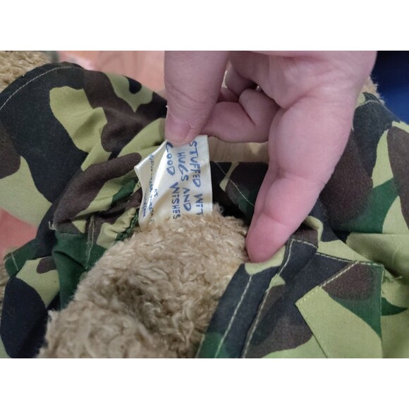 Build a Bear Workshop Bear Plush Army Military With Uniform Dog Tag And Shoes - Picture 4 of 5